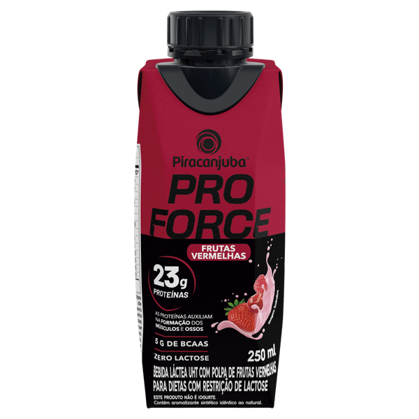 Bebida Láctea Piracanjuba Whey Zero Lactose Frutas Vermelhas 250ml