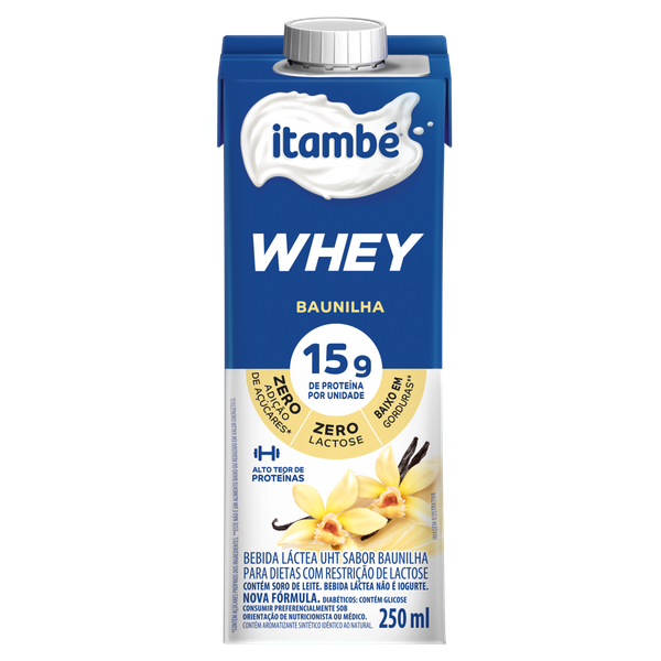 Láctea Whey Itambé Baunilha 250ml