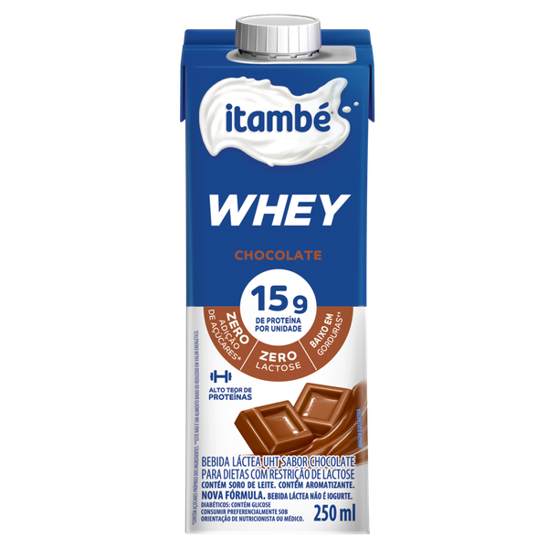Láctea Whey Itambé Chocolate 250ml