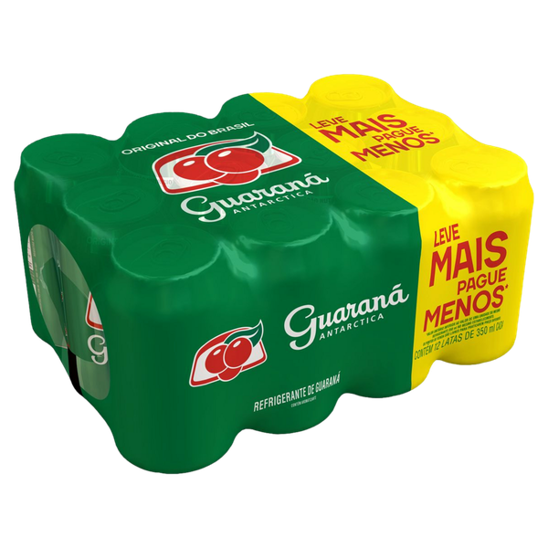 Refrigerante Antarctica Guaraná Lata 12x350ML