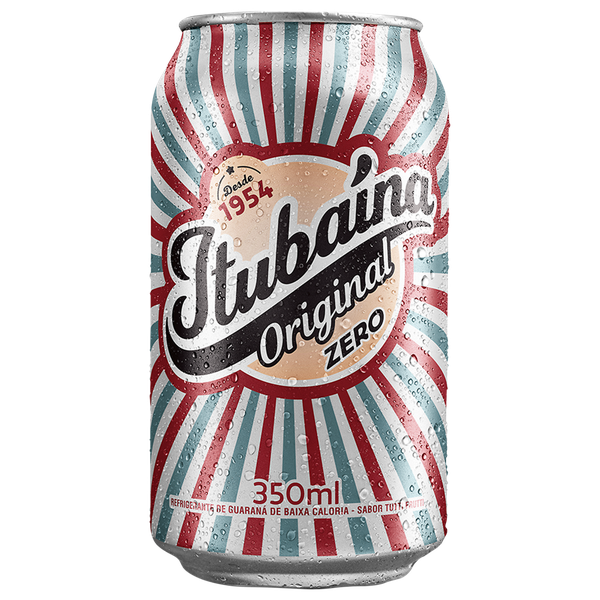 Refrigerante Itubaína Retrô Zero Lata 350ml