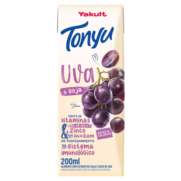 Suco Yakult Tonyu Soja Uva 200ml
