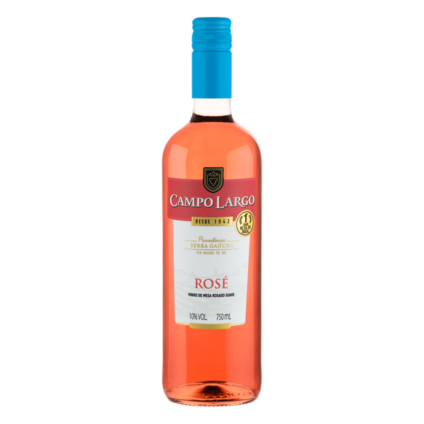 Vinho Brasileiro Campo Largo Rosé Suave 750ml