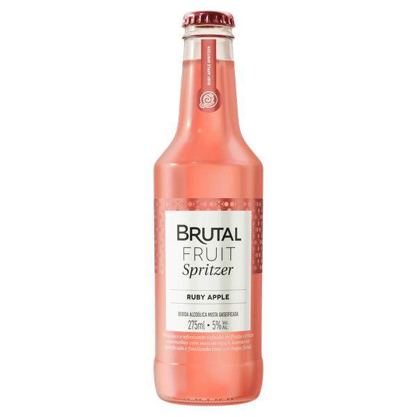 Bebida Alcoólica Mista Brutal Fruit Ice Ruby Apple 275ml