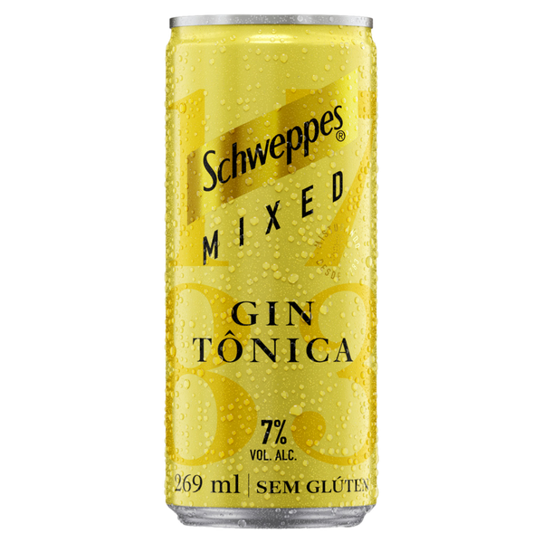 Bebida Alcoólica Mista Schweppes Gin Tônica Lata 269ml