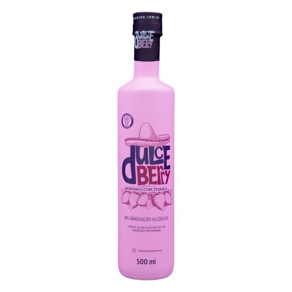 Coquetel Dulce Leche Morango 500ml