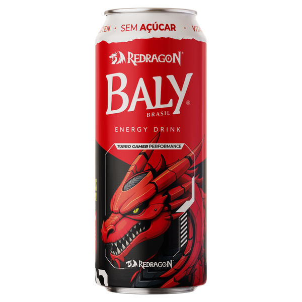Bebida Energético Baly Lata 473ml Turbo Gamer