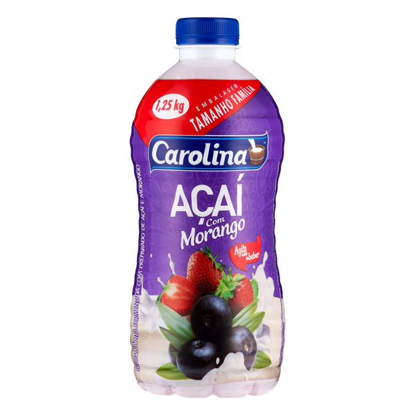 Bebida Láctea Carolina Açaí e Morango 1,250kg