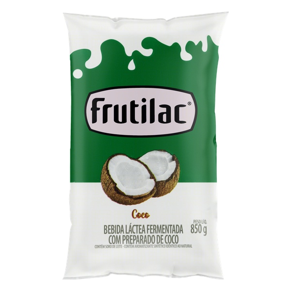 Bebida Láctea Frutilac Sachê Coco 800g