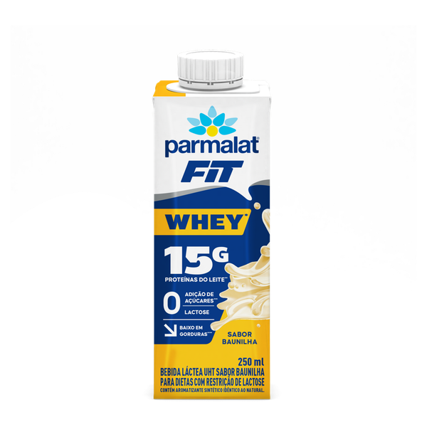 Bebida Láctea Parmalat Whey Fit Baunilha 250ml