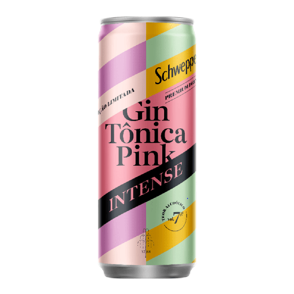 Bebida Mista Schweppes Lata 269ml  Gin T Pink Int
