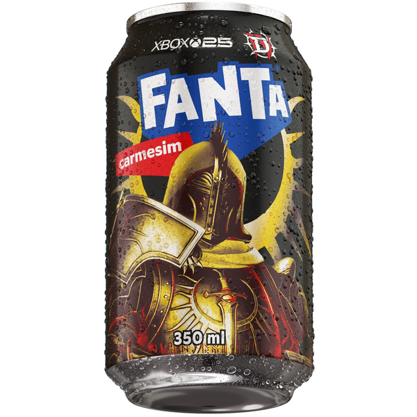 Bebida Refrigerante Fanta Lata 350ML Carmesim