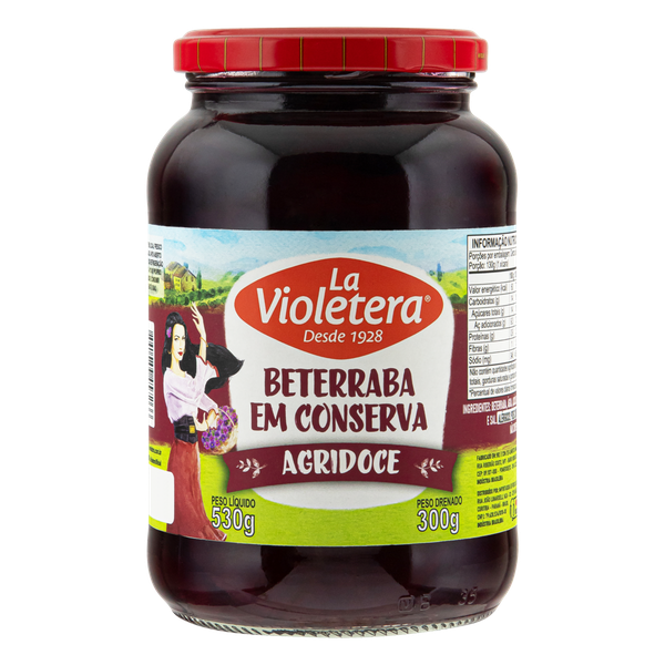 Beterraba La Violetera Agridoce 300g