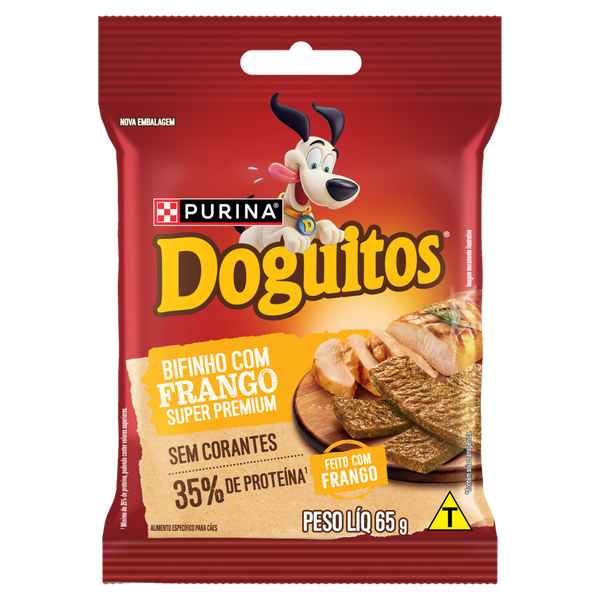 Petisco Bifinho Doguitos Frango 65g