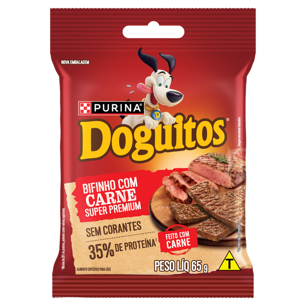 Petisco Bifinho Doguitos Carne 65g