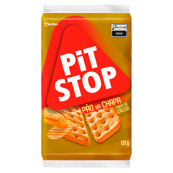 Biscoito Marilan Pit Stop Pão na Chapa 137g