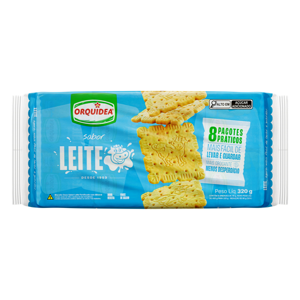 Biscoito Orquídea Leite 320g