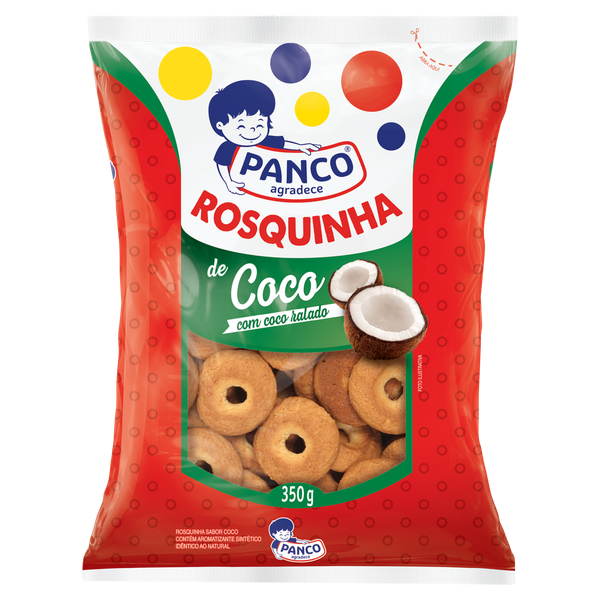 Biscoito Panco Rosquinha Coco 350g