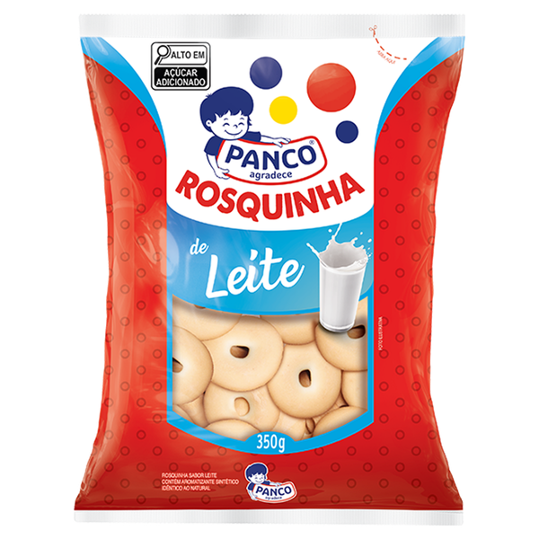 Biscoito Panco Rosquinha Leite 350g