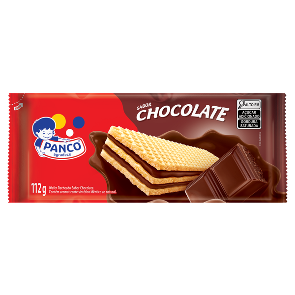 Biscoito Panco Wafer Chocolate 140g