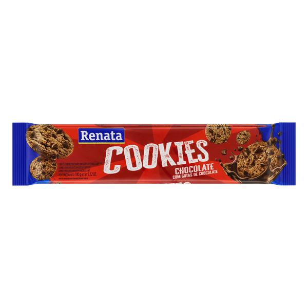 Biscoito Renata Cookies Chocolate Gotas Chocolate 100g