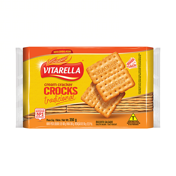 Biscoito Vitarella Cream com Crk Tradicional 350g
