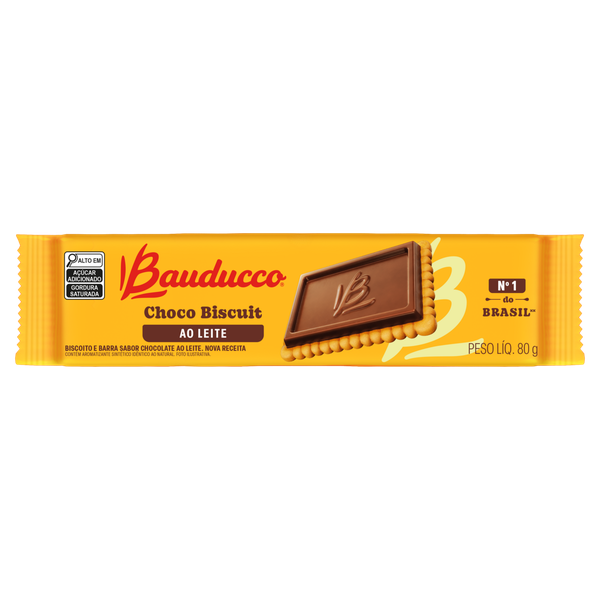 Biscoito Bauducco Biscuit Ao Leite 80g