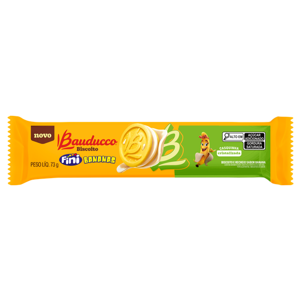 Biscoito Bauducco Fini Bananas 73g