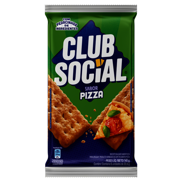 Biscoito Club Social Pizza 141g
