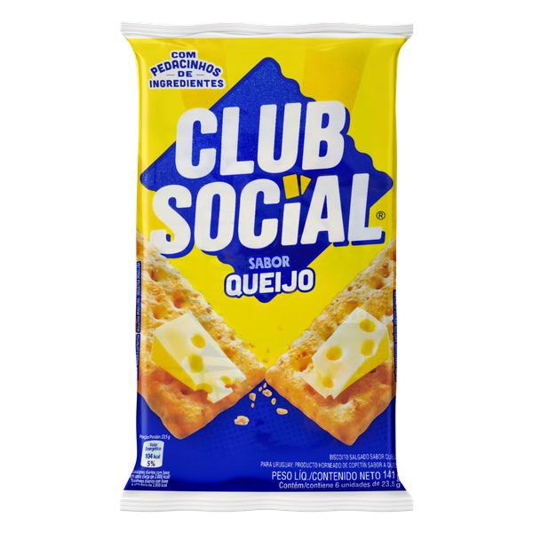 Biscoito Club Social Queijo 141g