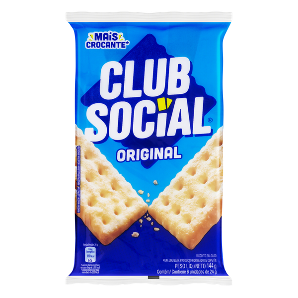 Biscoito Club Social Original 144g