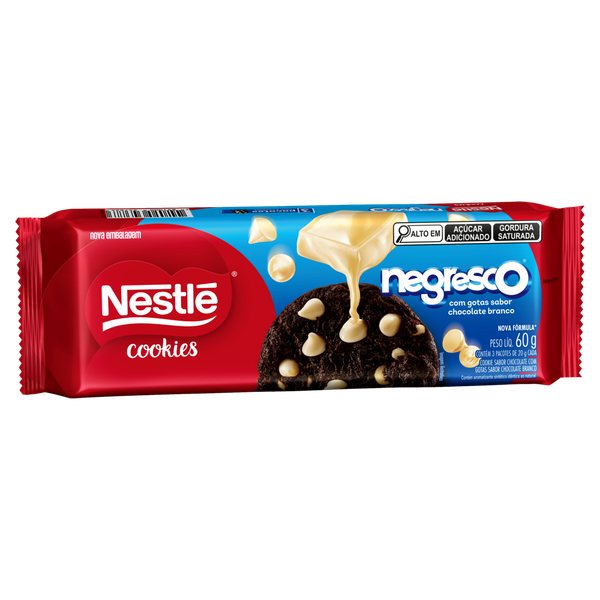 Biscoito Nestlé Cookies Negresco 60g