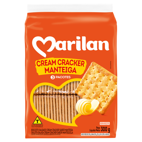 Biscoito Marilan Cracker Manteiga 300g