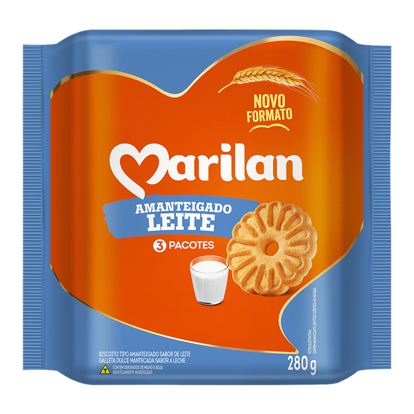Biscoito Marilan Amanteigado Leite 280g