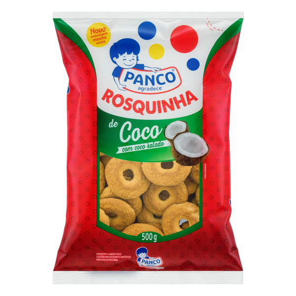 Biscoito Panco Rosquinha Coco 500g