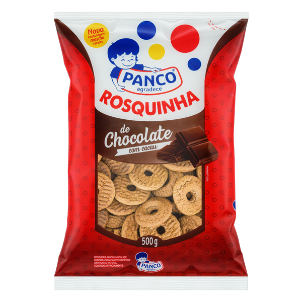 Biscoito Panco Rosquinha Chocolate 500g