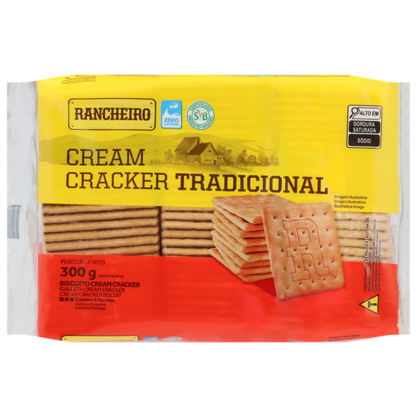 Biscoito Rancheiro Cream Cracker 300g