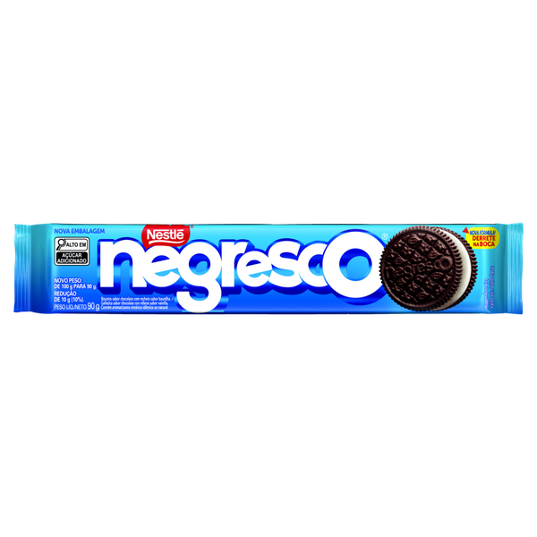 Biscoito Nestlé Recheado Negresco Baunilha 90g