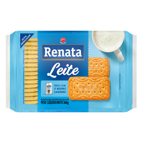 Biscoito Renata Laminado Leite 360g