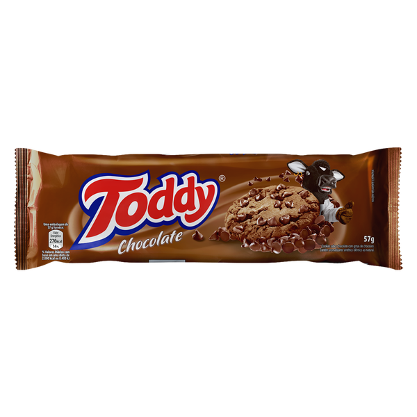 Biscoito Toddy Cookies Chocolate 57g
