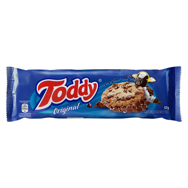 Biscoito Toddy Cookies Original 57g