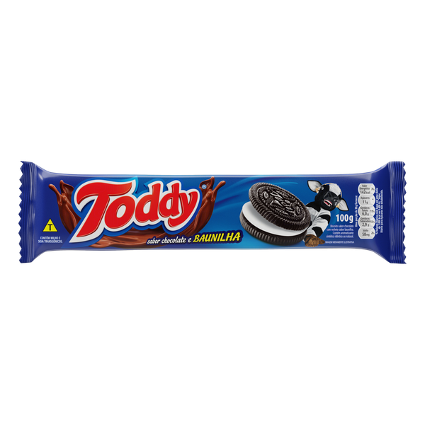 Biscoito Toddy Recheado Baunilha 100g