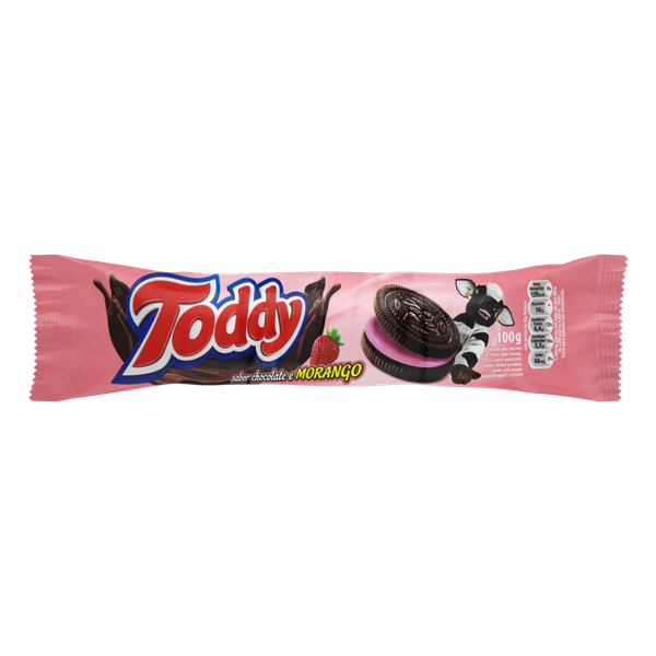 Biscoito Toddy Recheado Morango 100g