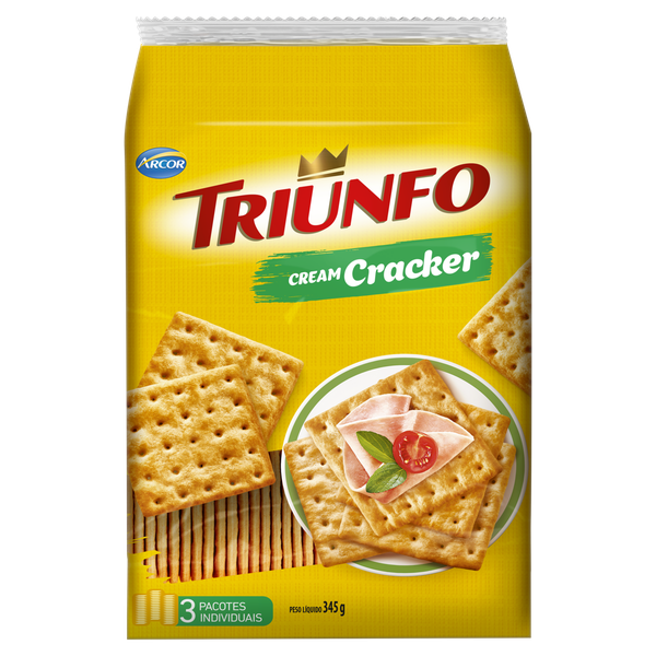 Biscoito Triunfo Cream Cracker 345g