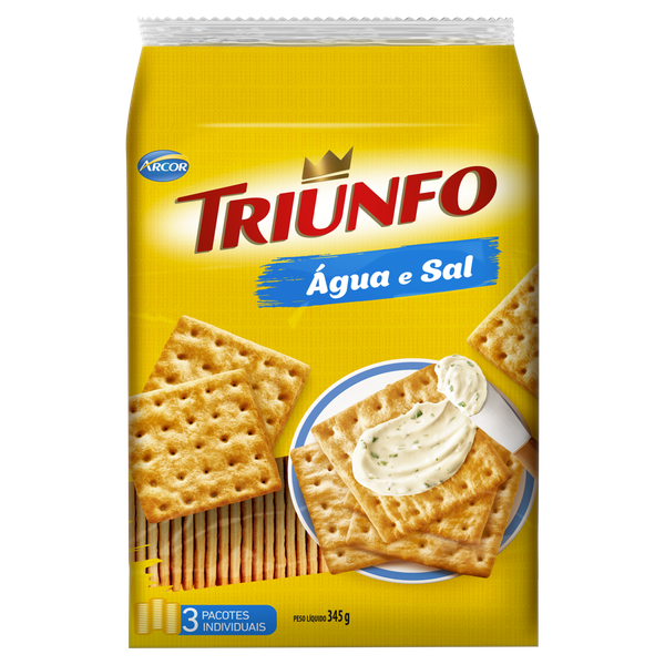 Biscoito Triunfo Água e Sal 345g