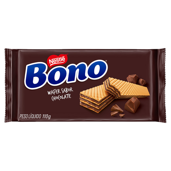 Biscoito Nestlé Bono Wafer Chocolate 110g