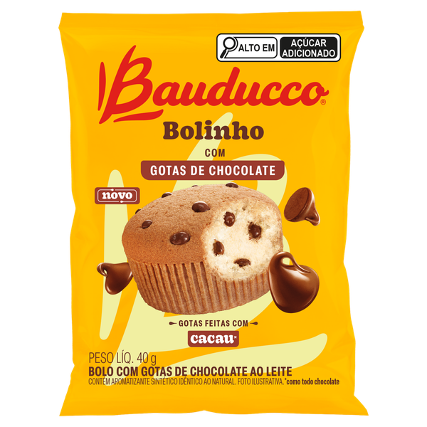 Bolinho Bauducco Gotas de Chocolate 40g