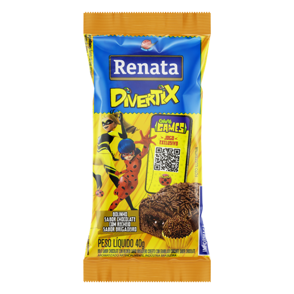 Bolo Renata Chocolate com Brigadeiro 40g