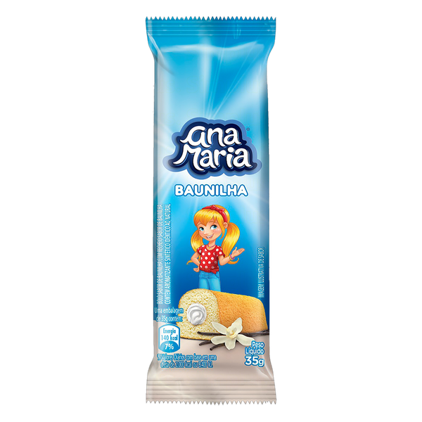 Bolo Ana Maria Baunilha 35g