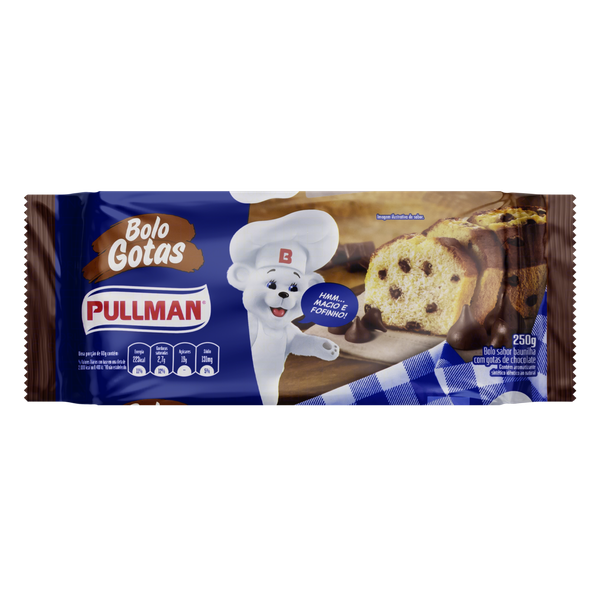 Bolo Pullman Gotas Chocolate 250g
